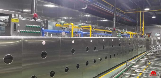 ISO9000 25cm Insulation Baking Tunnel Pastry Production Line 2