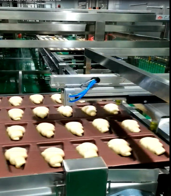 Automatic Croissant Production Line with Insulated Tunnel Oven & Cooling System