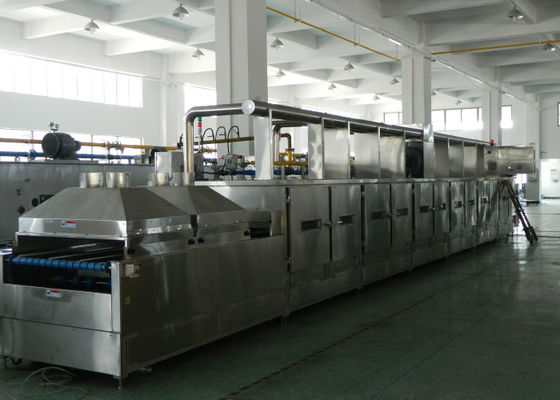 Anti Backfire Servo Drive Cupcake Sponge Cake Bakery Tunnel Oven