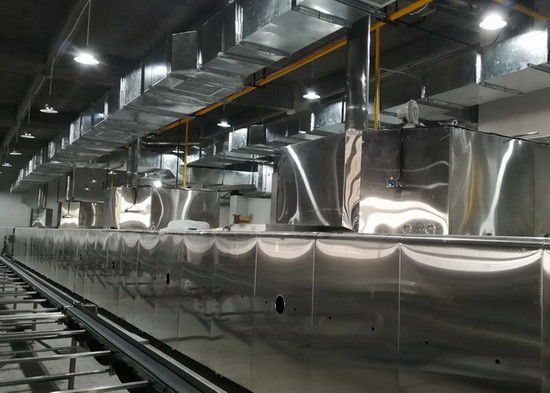 Anti Backfire Servo Drive Cupcake Sponge Cake Bakery Tunnel Oven