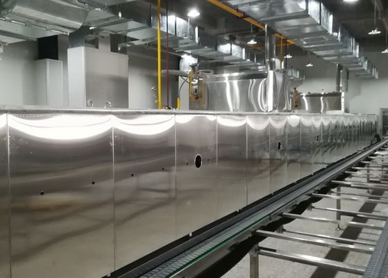 700kg/M 20T Bakery Tunnel Oven With Mesh Belt Conveyor