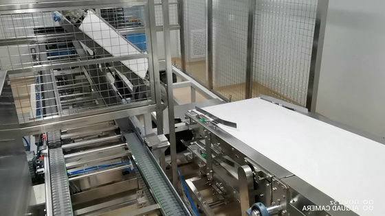 Food Production Line Independent Controlled Flip Over Bread Depanner