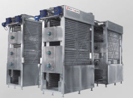 HACCP Multi Step In Line Vertical Bread Baking Cooling Towers