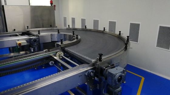 Papercup Dispenser FDA Belt Conveyor Automatic Cake Production Line