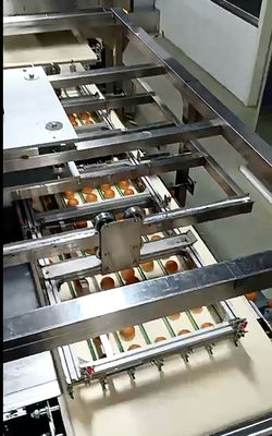 PLC 1000kg/H Forming Packing Filled Bun Automatic Bread Production Line