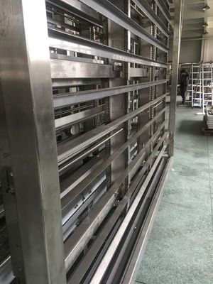 HACCP Multi Step In Line Vertical Bread Baking Cooling Towers