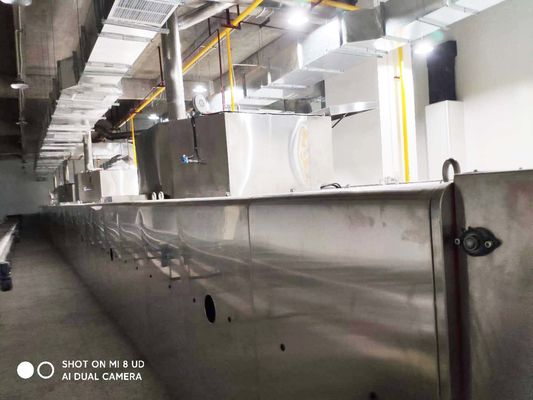 1500kg/M ABB Motor Pizza Hybrid Bakery Tunnel Oven