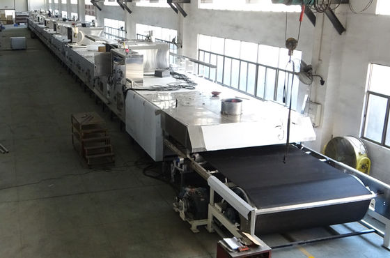 PLC Control ABB Motor Convection Tunnel Oven For Cookie Cracker Bread Rusk Cake