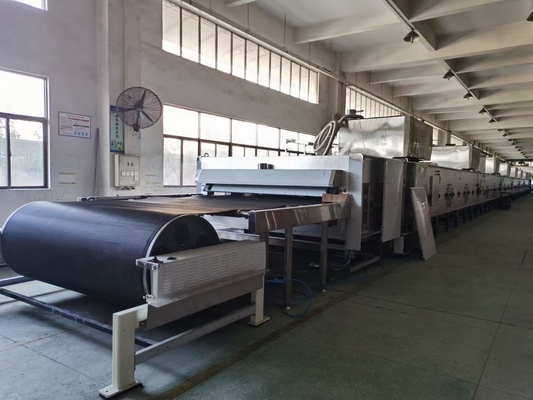 PLC Control ABB Motor Convection Tunnel Oven For Cookie Cracker Bread Rusk Cake
