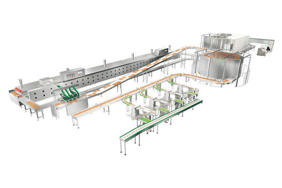 Suction Depanner Step Proofer Fully Automatic Bread Production Line