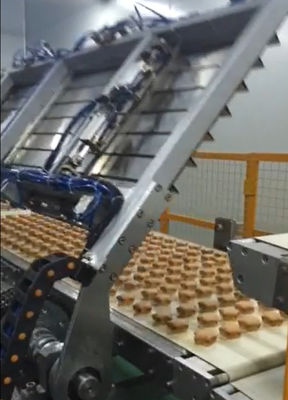 Papercup Dispenser FDA Belt Conveyor Automatic Cake Production Line