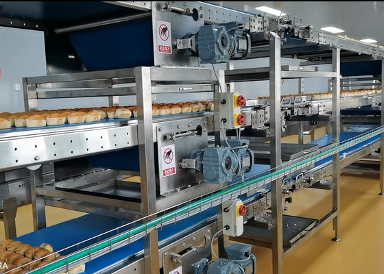 304 Stainless Steel Hygiene Soft Bread Bar Bakery Production Line