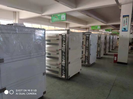 3 Hot Air Outlets Food Grade Thermal Insulation Rotary Rack Oven