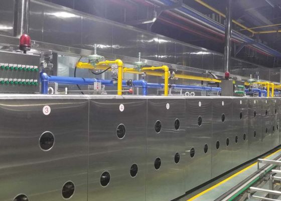 PLC 304 Stainless Steel Continuous Castella Cake Production Line